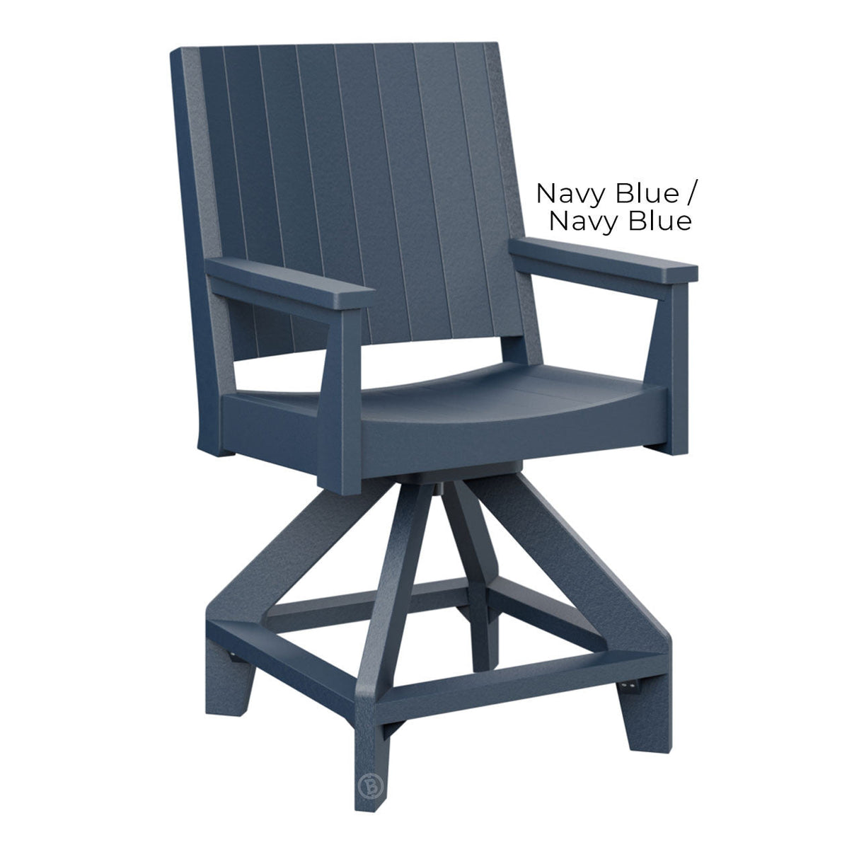 Berlin Gardens Mayhew Chat Swivel Counter Chair