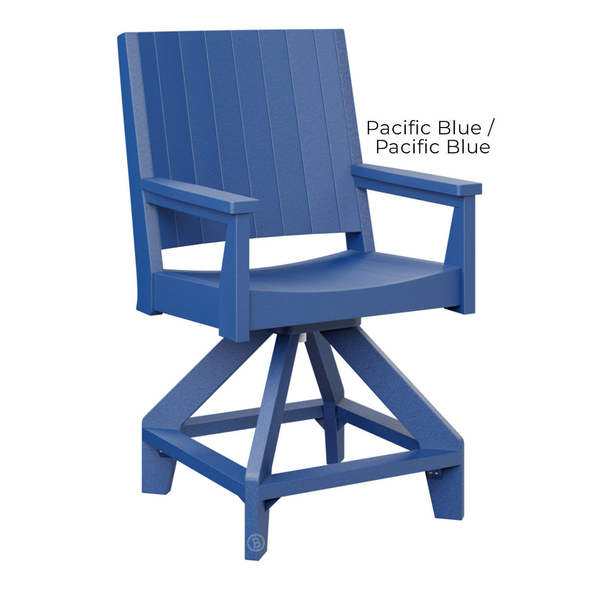 Berlin Gardens Mayhew Chat Swivel Counter Chair