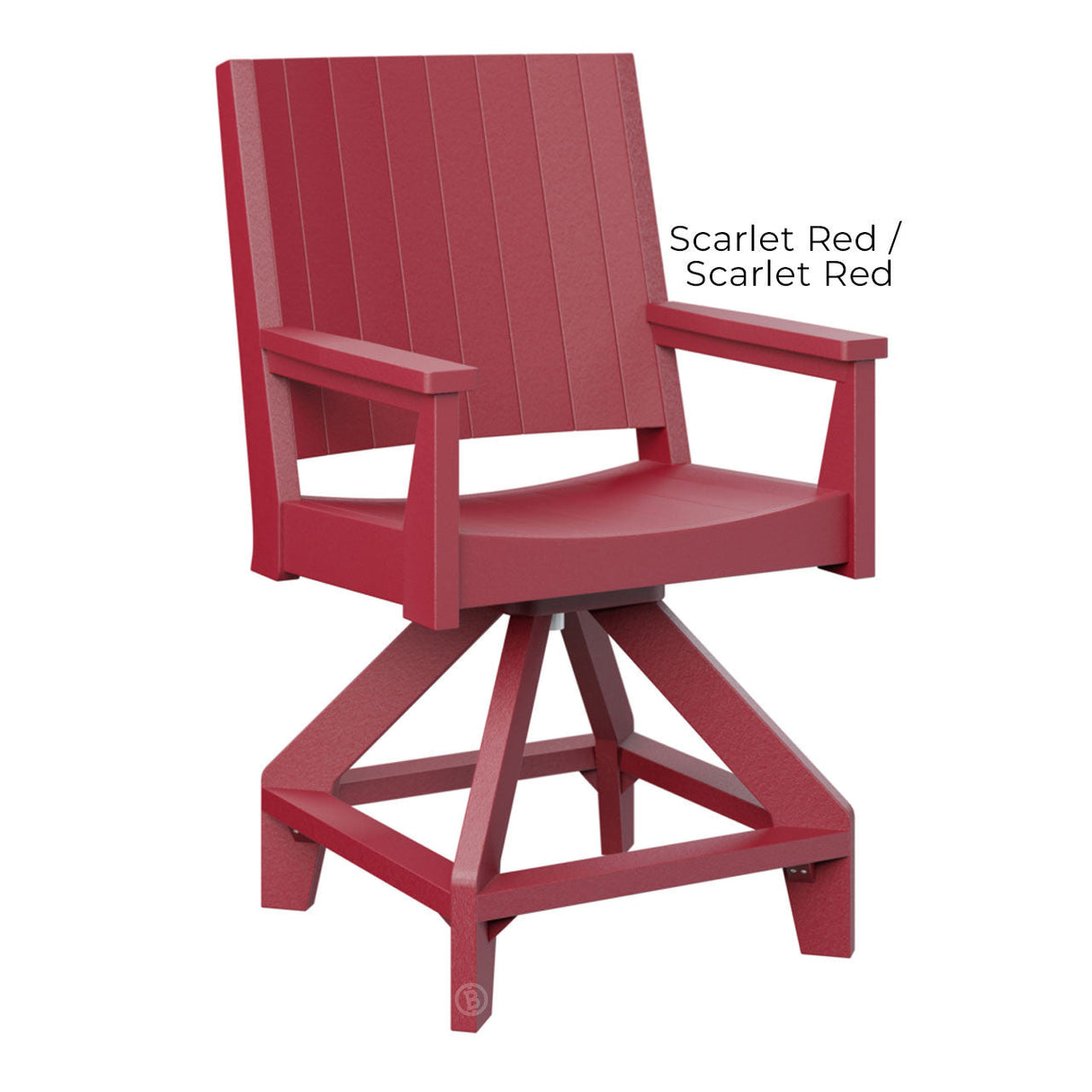 Berlin Gardens Mayhew Chat Swivel Counter Chair