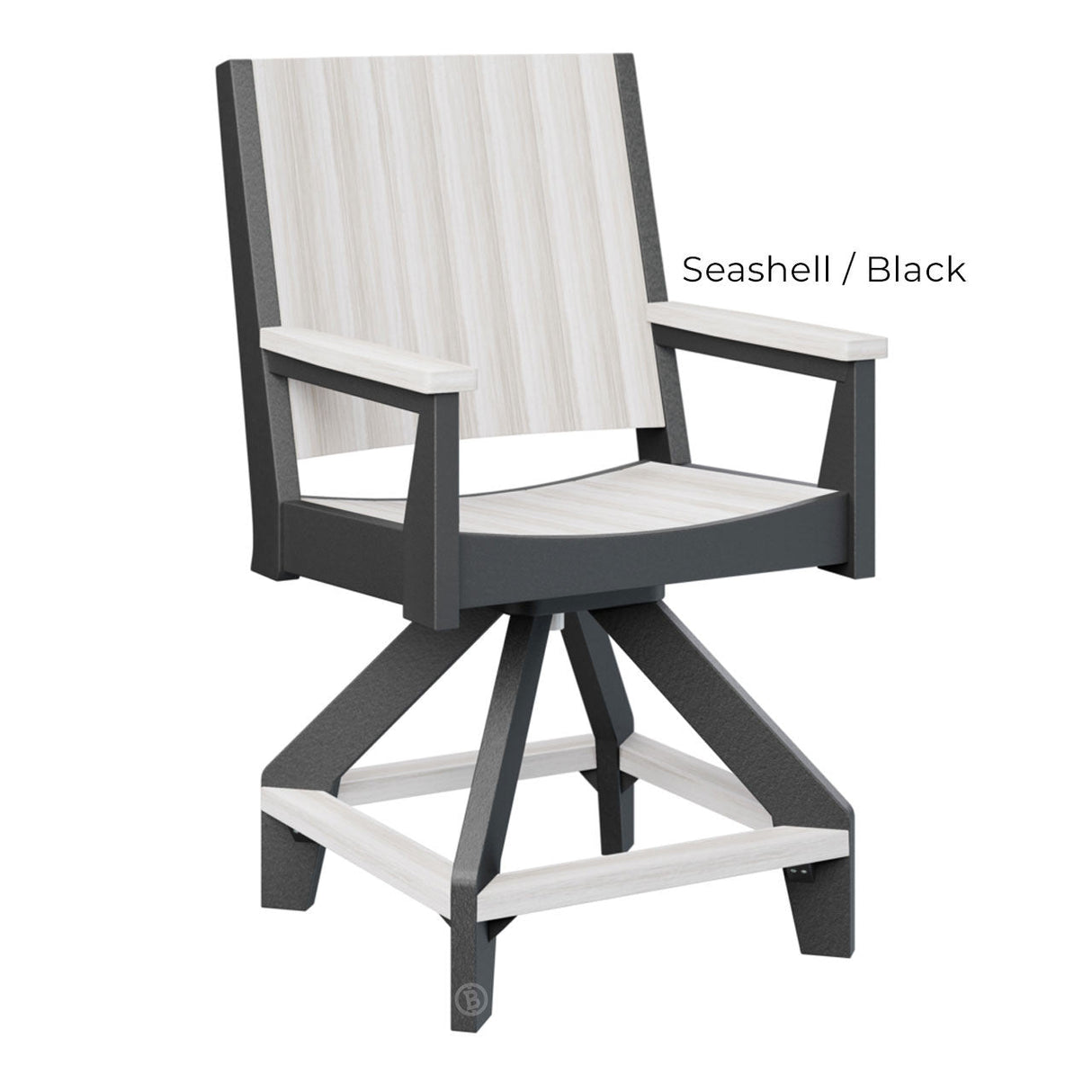 Berlin Gardens Mayhew Chat Swivel Counter Chair