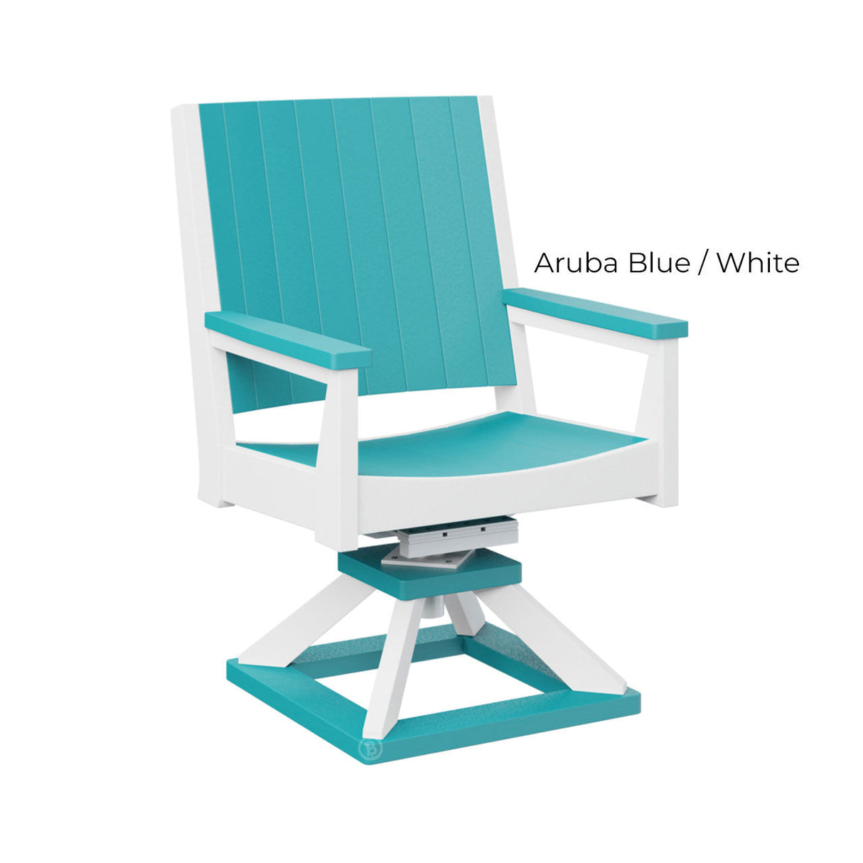 Berlin Gardens Mayhew Chat Swivel Rocker Dining Chair