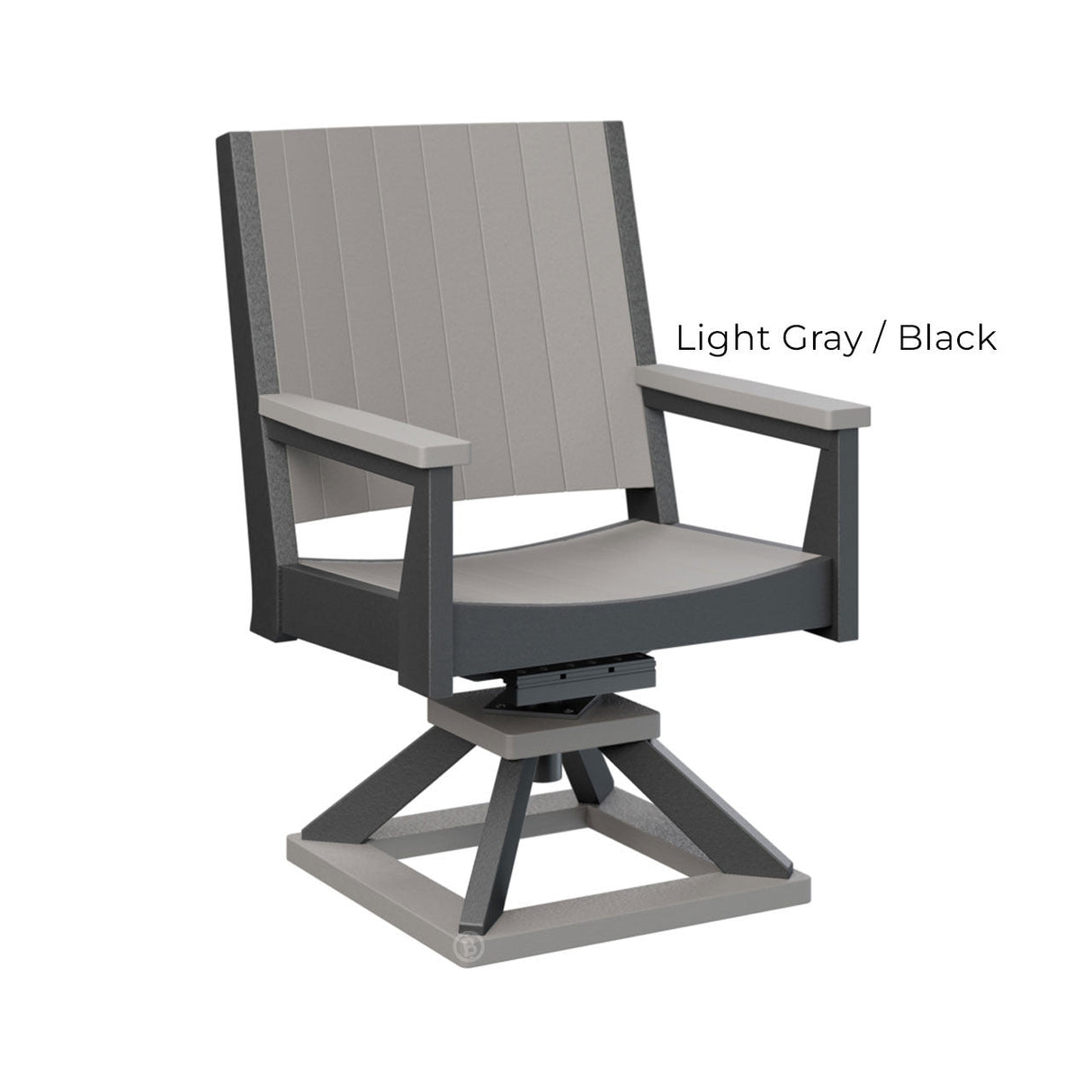 Berlin Gardens Mayhew Chat Swivel Rocker Dining Chair