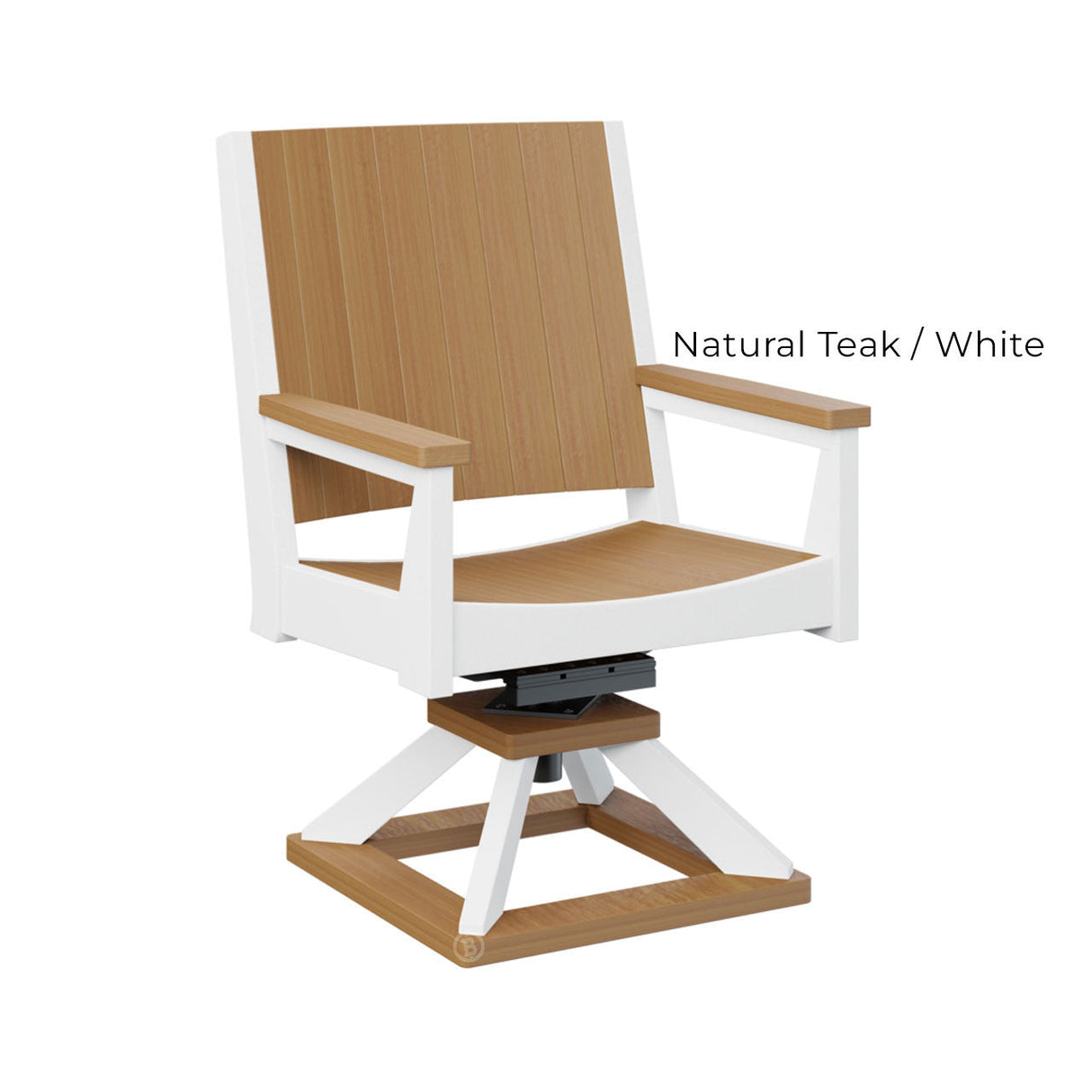 Berlin Gardens Mayhew Chat Swivel Rocker Dining Chair