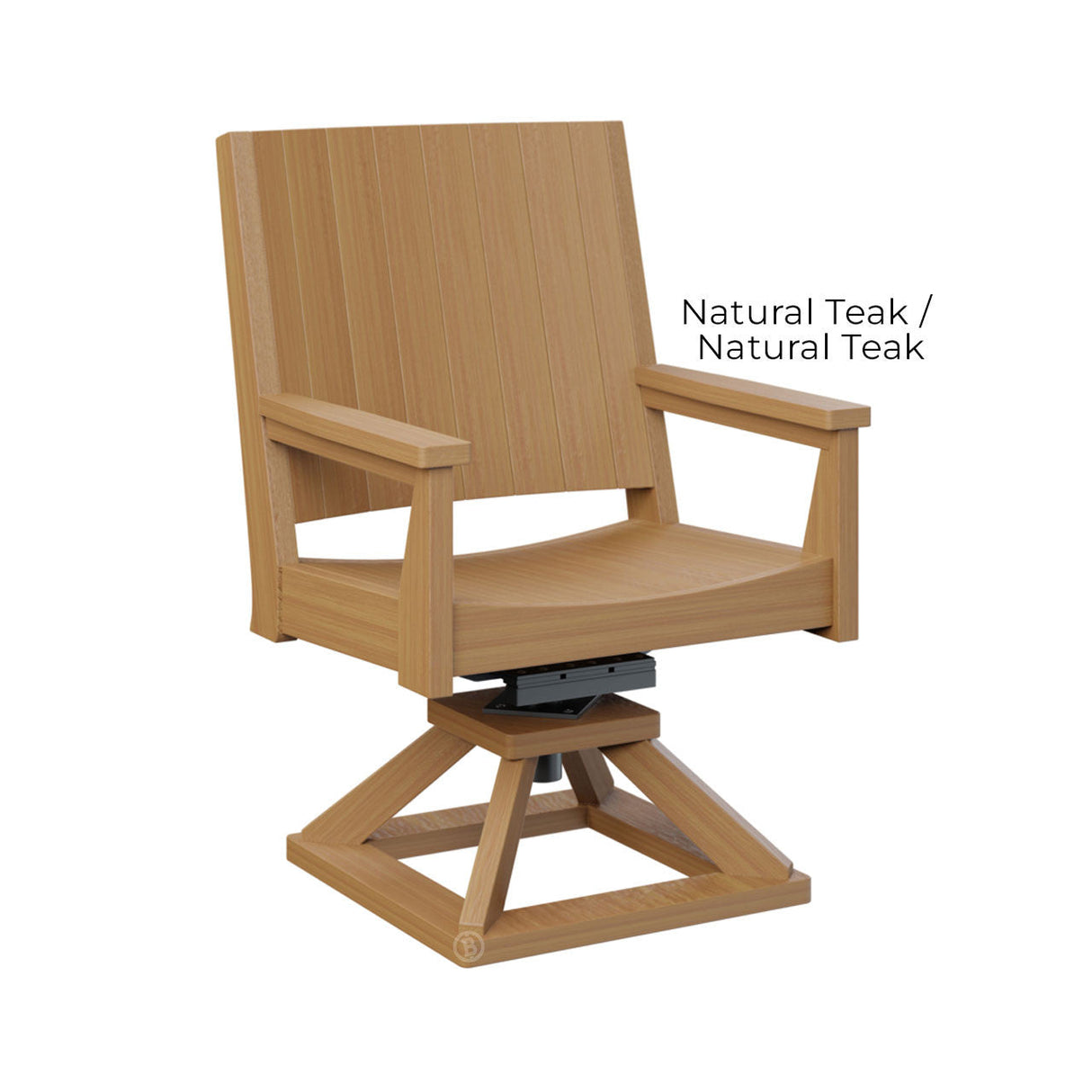 Berlin Gardens Mayhew Chat Swivel Rocker Dining Chair