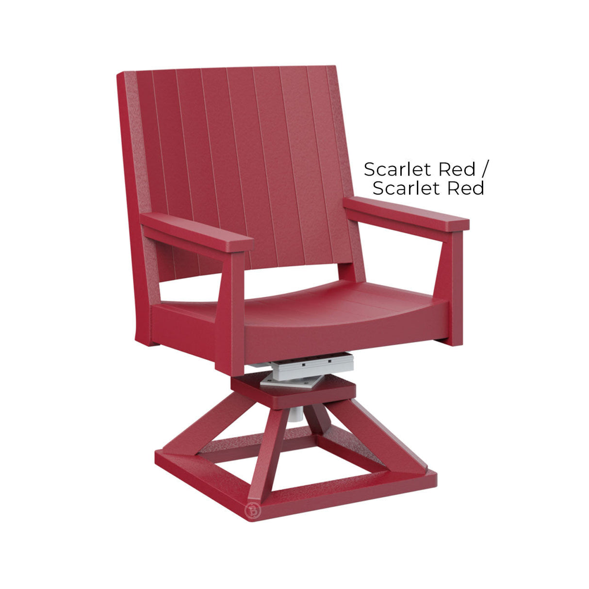 Berlin Gardens Mayhew Chat Swivel Rocker Dining Chair