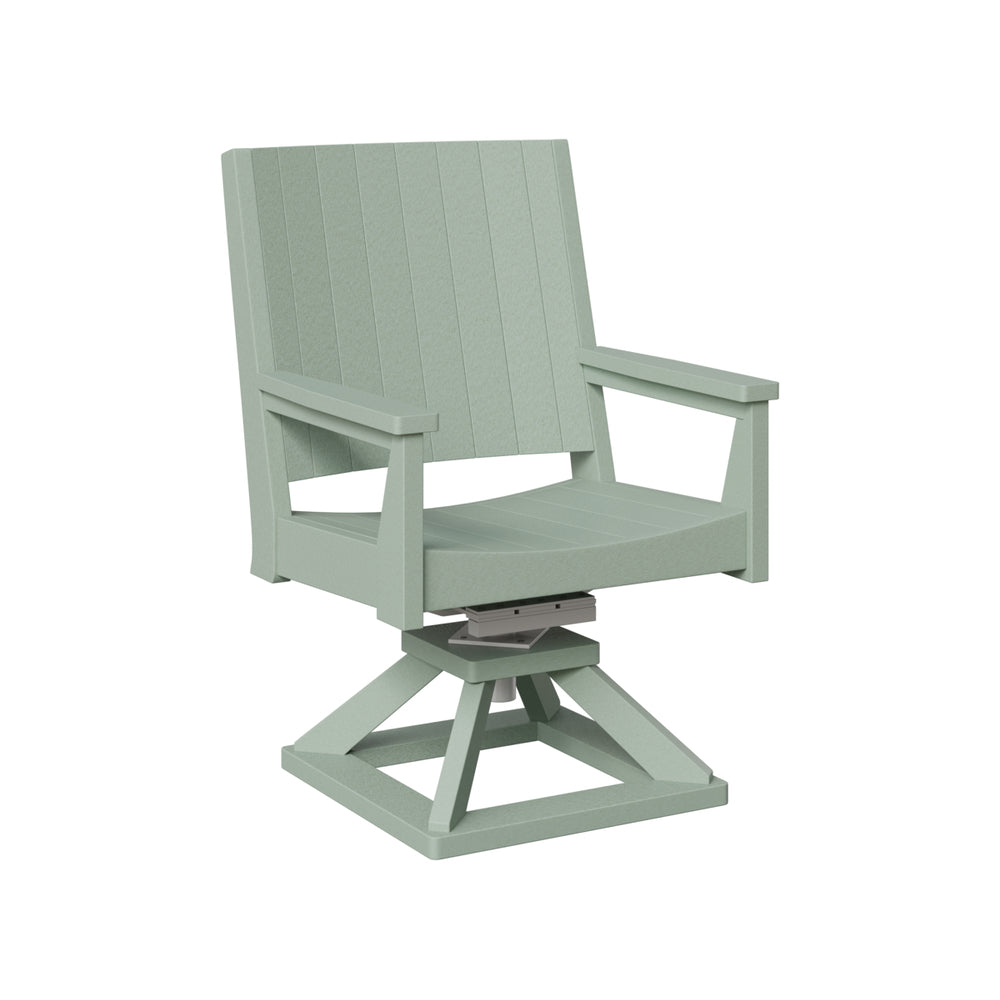 Berlin Gardens Mayhew Chat Swivel Rocker Dining Chair