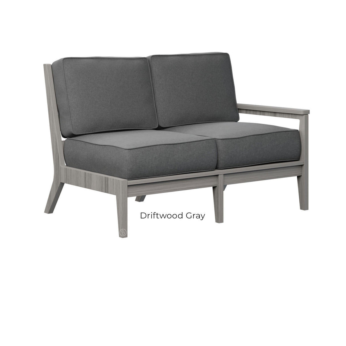 Berlin Gardens Mayhew Left Arm Loveseat