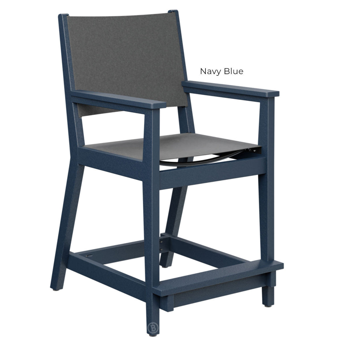 Berlin Gardens Mayhew Sling Counter Arm Chair