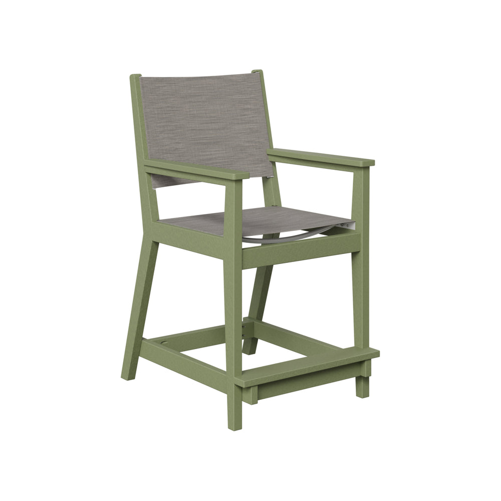 Berlin Gardens Mayhew Sling Counter Arm Chair