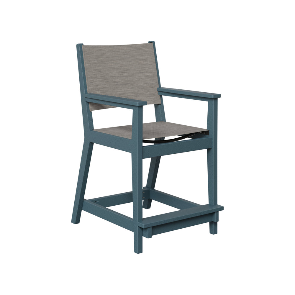 Berlin Gardens Mayhew Sling Counter Arm Chair