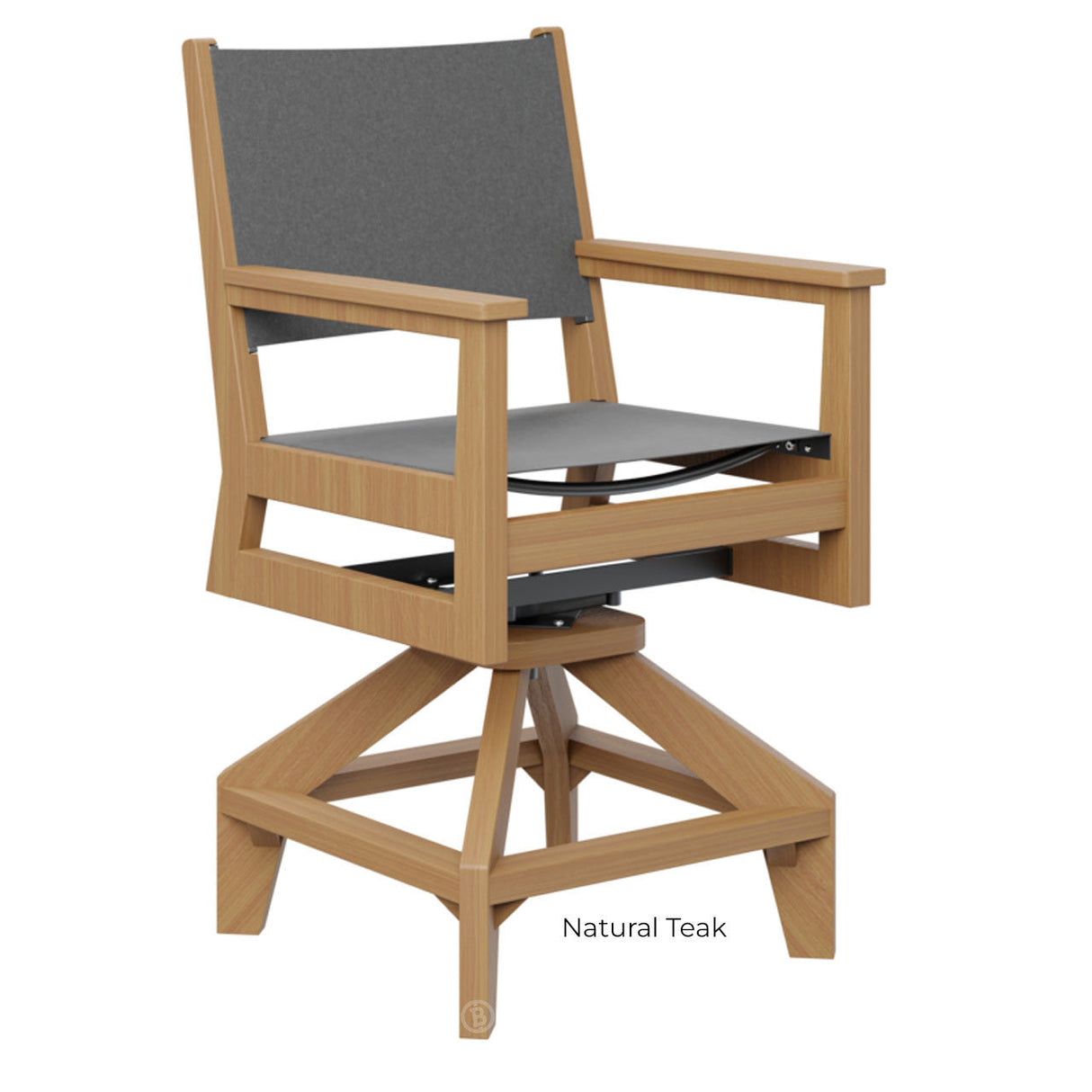 Berlin Gardens Mayhew Sling Swivel Counter Chair