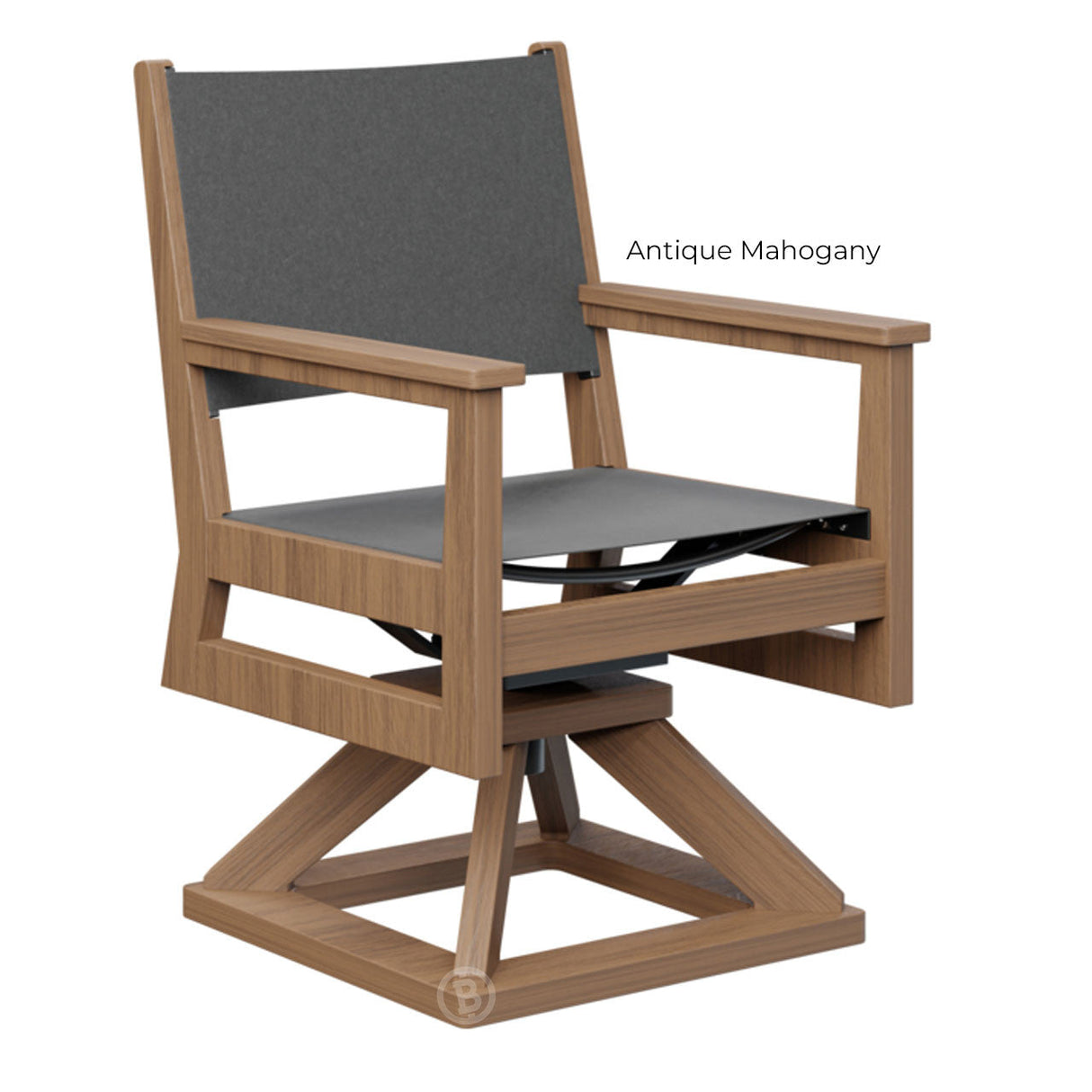 Berlin Gardens Mayhew Sling Swivel Rocker Dining