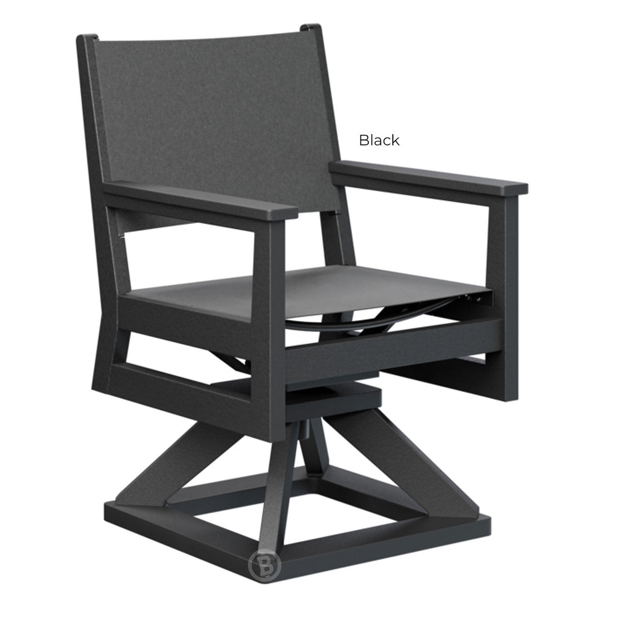 Berlin Gardens Mayhew Sling Swivel Rocker Dining
