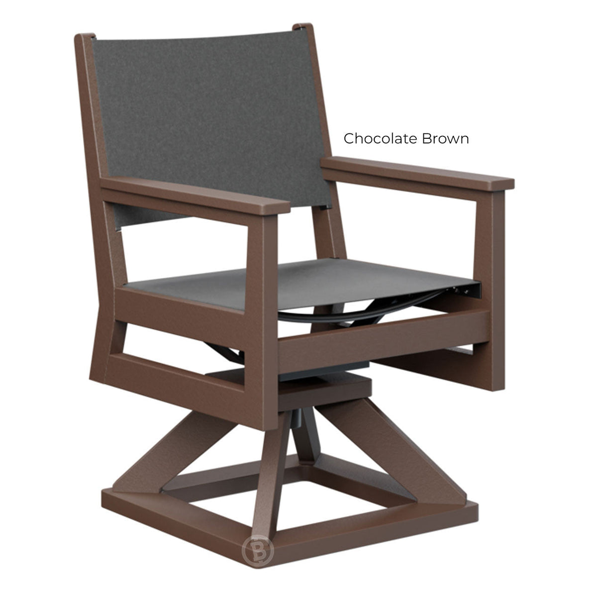 Berlin Gardens Mayhew Sling Swivel Rocker Dining