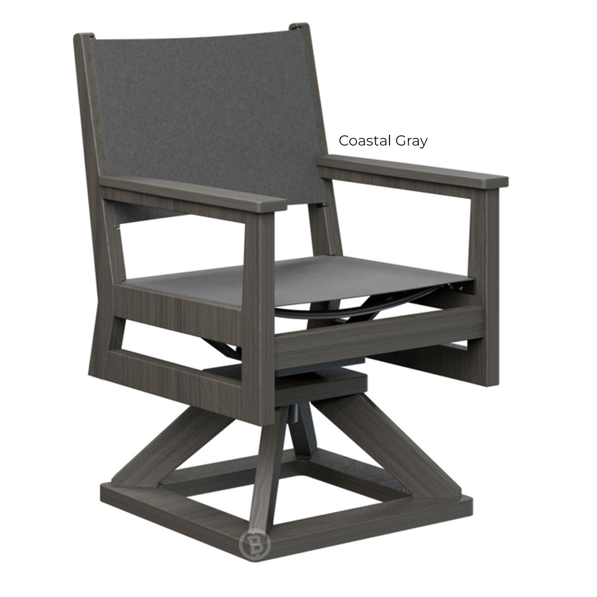 Berlin Gardens Mayhew Sling Swivel Rocker Dining