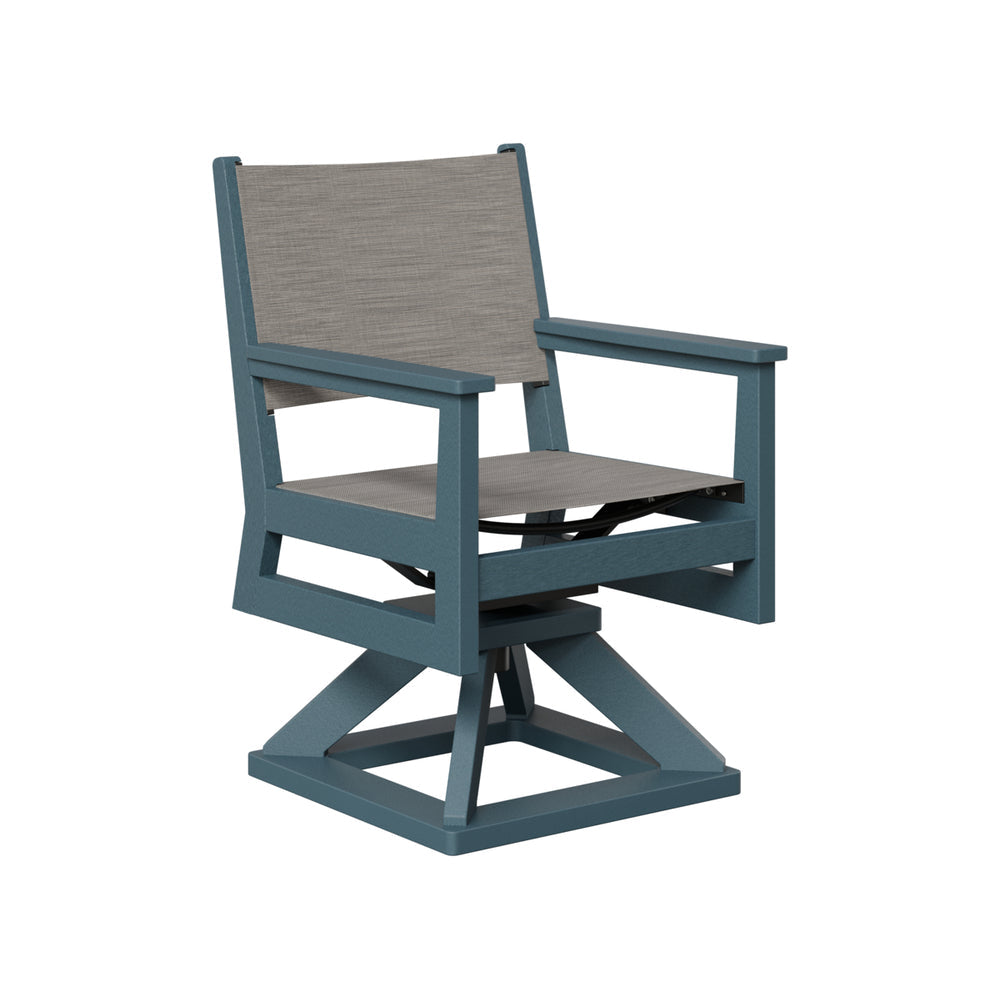 Berlin Gardens Mayhew Sling Swivel Rocker Dining
