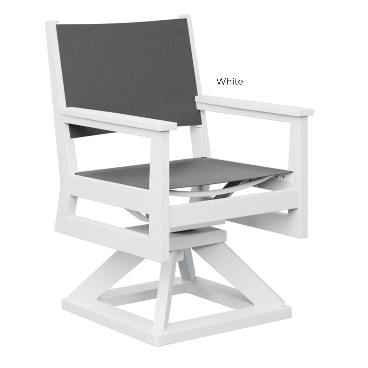 Berlin Gardens Mayhew Sling Swivel Rocker Dining