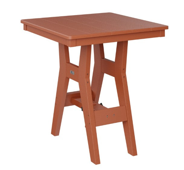 Berlin Gardens Harbor Bar Tables Standard Top 28" Square Bar Table