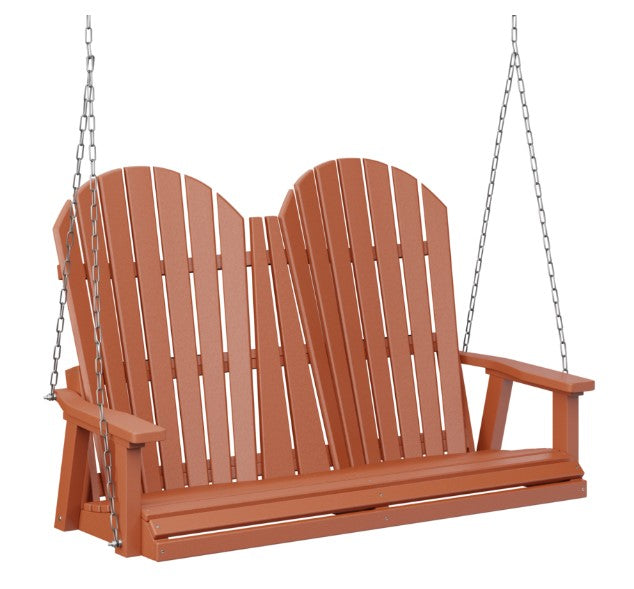 Berlin Gardens Comfo-Back Double Swing (Zinc Chains)