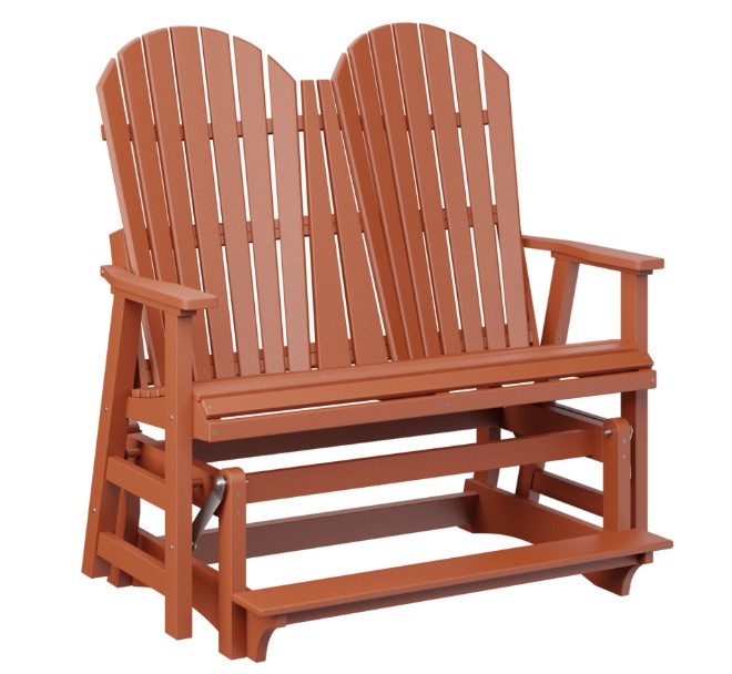 Berlin Gardens Comfo-Back Double Counter Glider with Allochrome Brackets