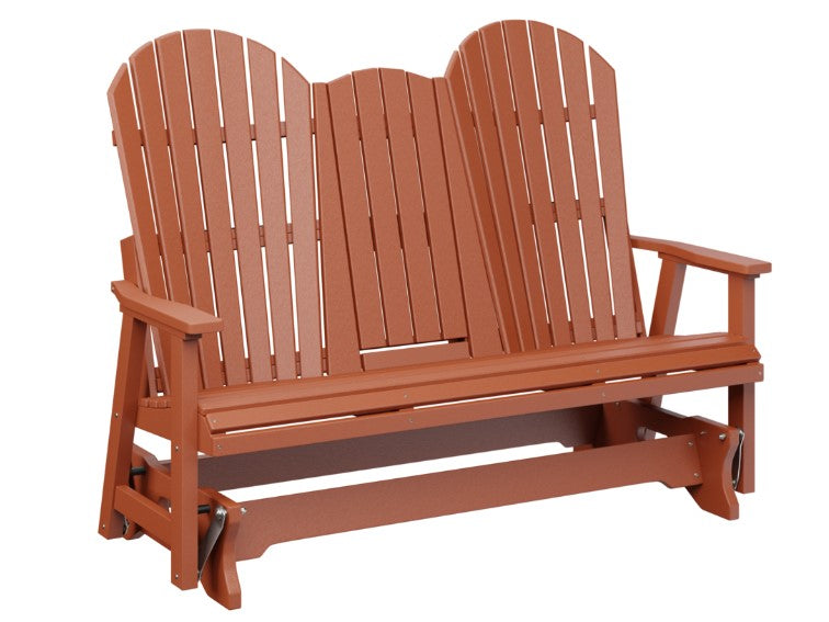 Berlin Gardens Comfo-Back Three Seat Glider w/Console Allochrome Brackets