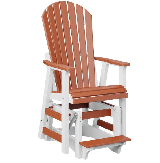 Berlin Gardens Comfo-Back Single Counter Glider with Allochrome Brackets