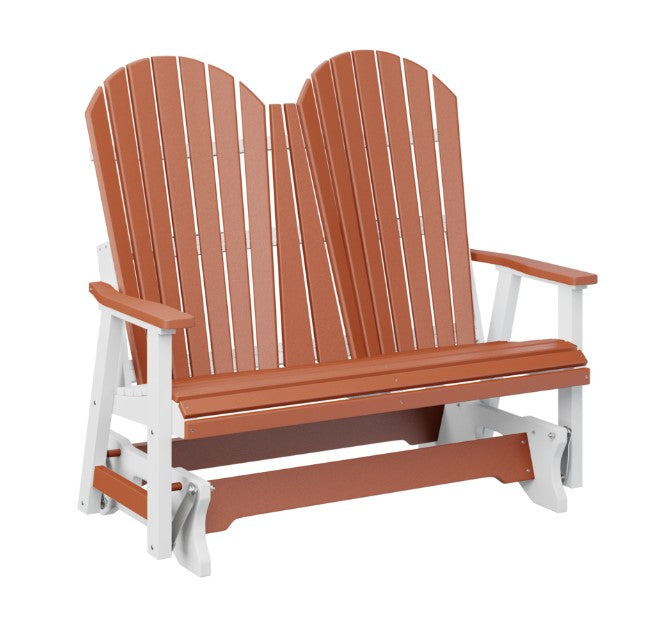 Berlin Gardens Comfo-Back Double Glider with Allochrome Brackets