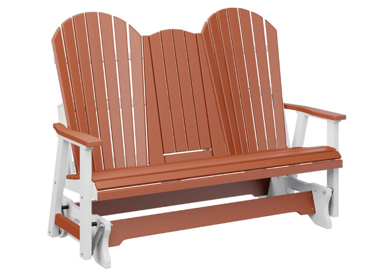 Berlin Gardens Comfo-Back Three Seat Glider w/Console Allochrome Brackets