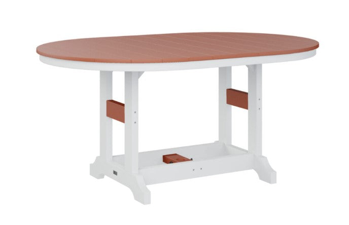 Berlin Gardens Garden Classic Standard Top 44" x 64" Oblong Bar Table
