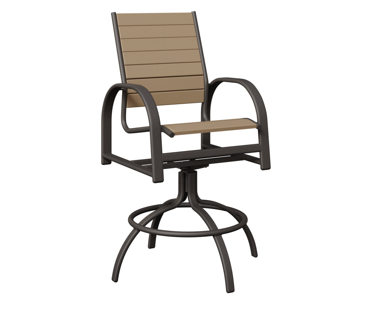 Berlin Gardens Murphy Poly Swivel Bar Chair
