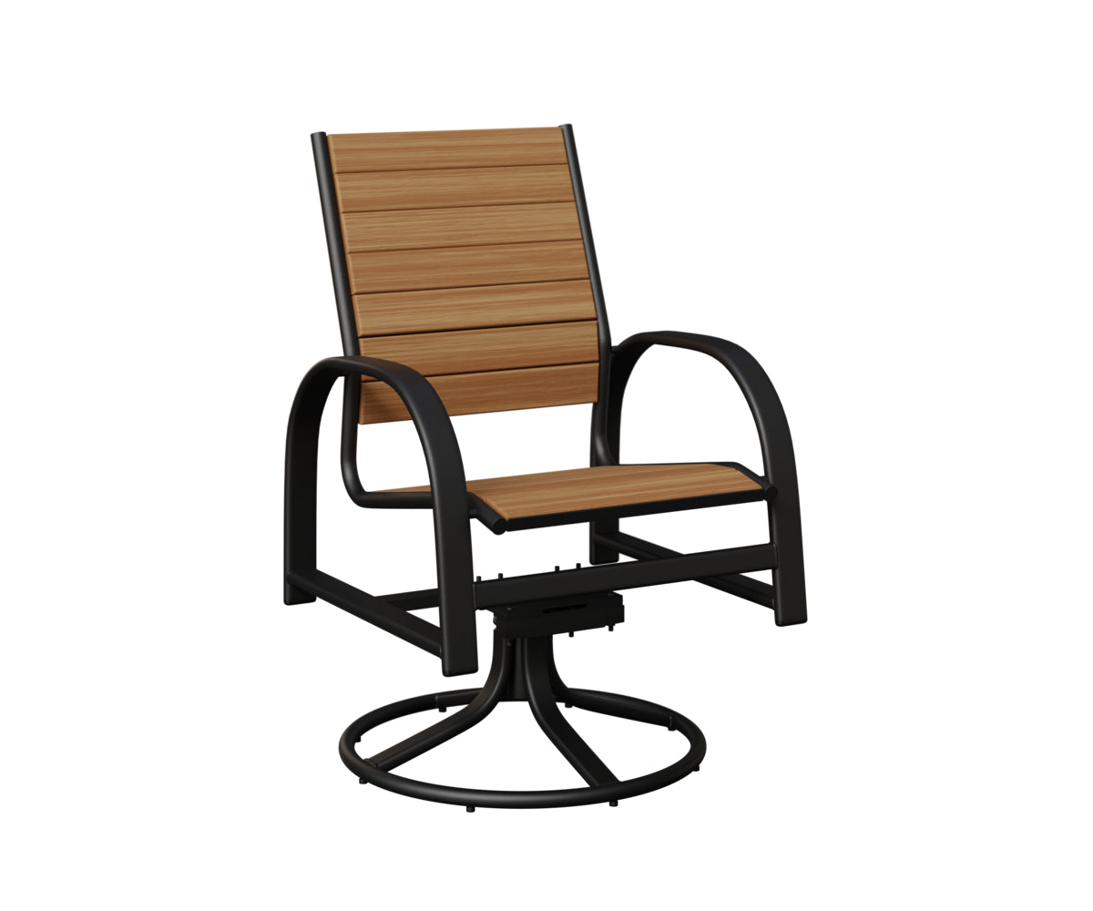 Berlin Gardens Murphy Poly Swivel Rocker Dining Chair