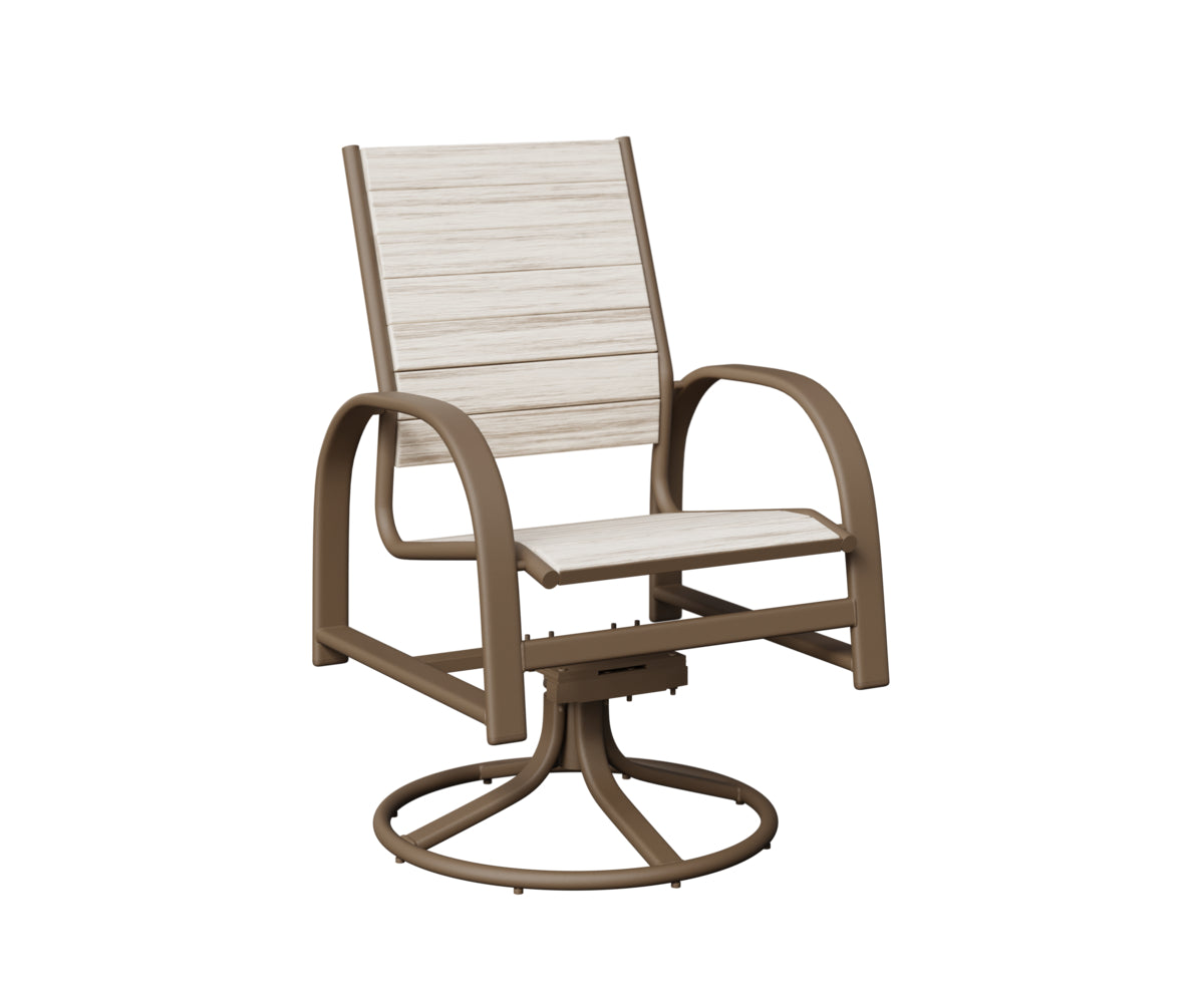 Berlin Gardens Murphy Poly Swivel Rocker Dining Chair