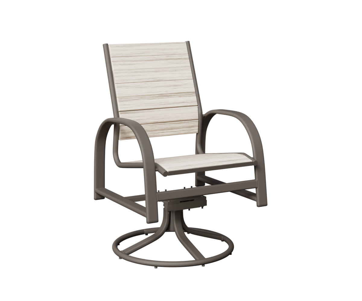 Berlin Gardens Murphy Poly Swivel Rocker Dining Chair