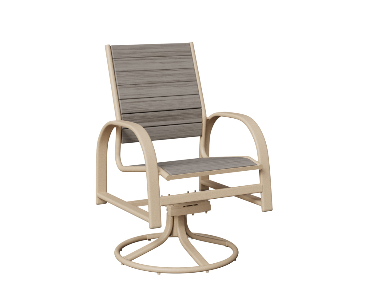 Berlin Gardens Murphy Poly Swivel Rocker Dining Chair