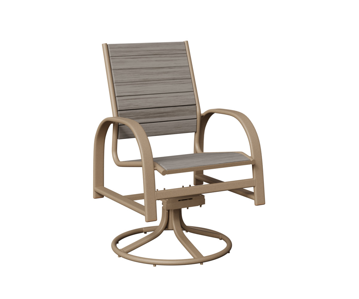 Berlin Gardens Murphy Poly Swivel Rocker Dining Chair