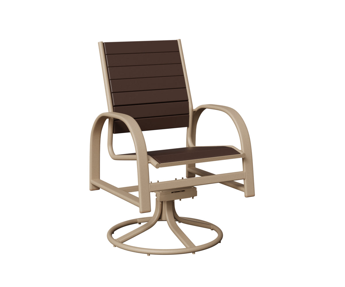 Berlin Gardens Murphy Poly Swivel Rocker Dining Chair