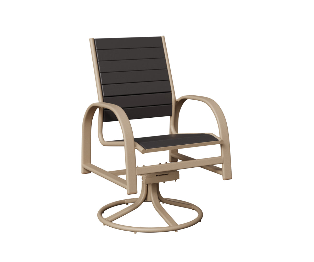 Berlin Gardens Murphy Poly Swivel Rocker Dining Chair