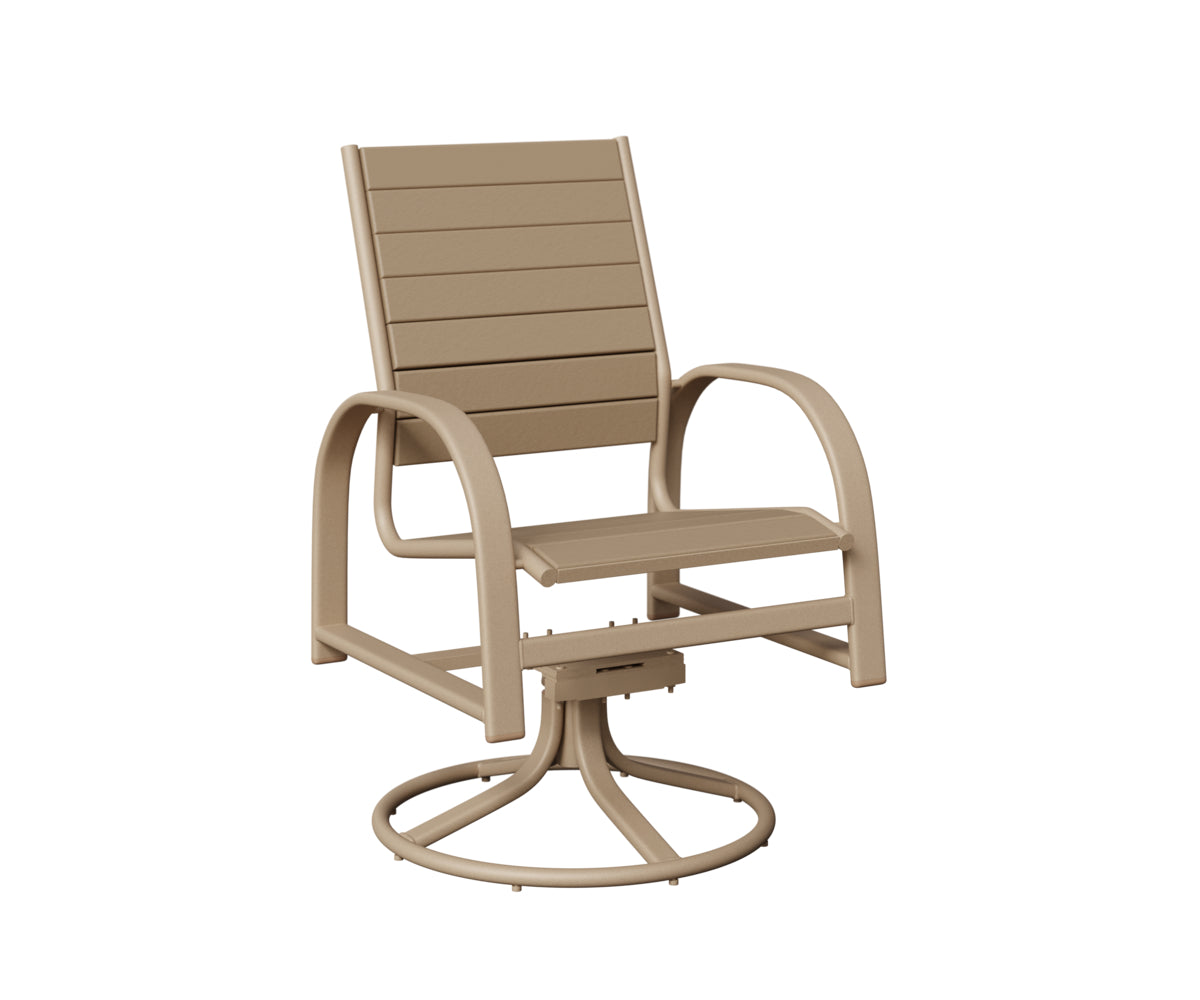 Berlin Gardens Murphy Poly Swivel Rocker Dining Chair