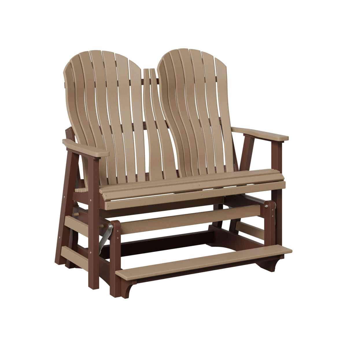 Berlin Gardens Contour Double Counter Glider with Allochrome Brackets