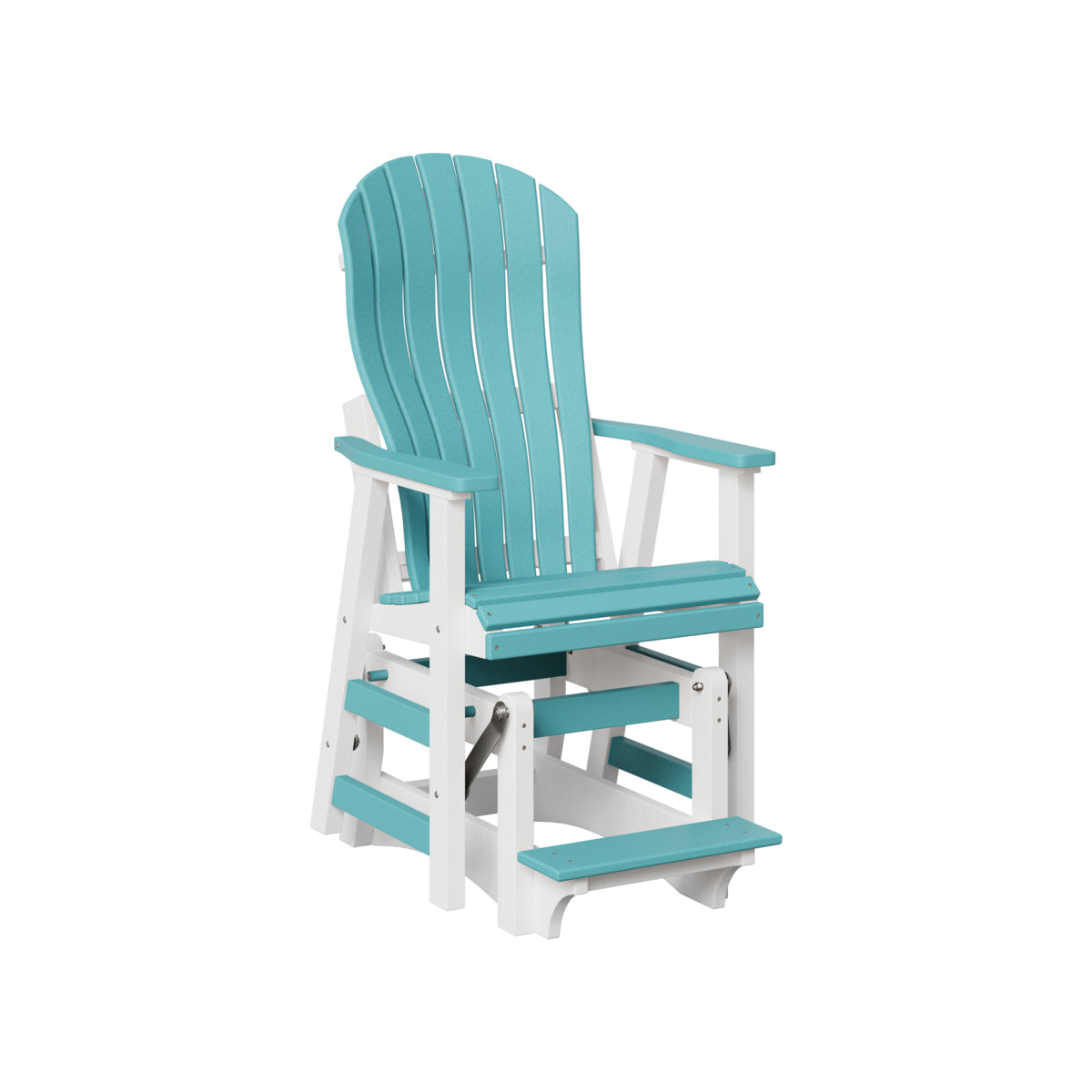 Berlin Gardens Contour Single Counter Glider with Allochrome Brackets