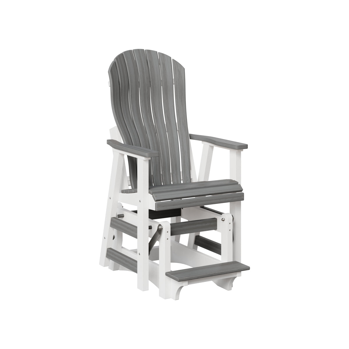 Berlin Gardens Contour Single Counter Glider with Allochrome Brackets