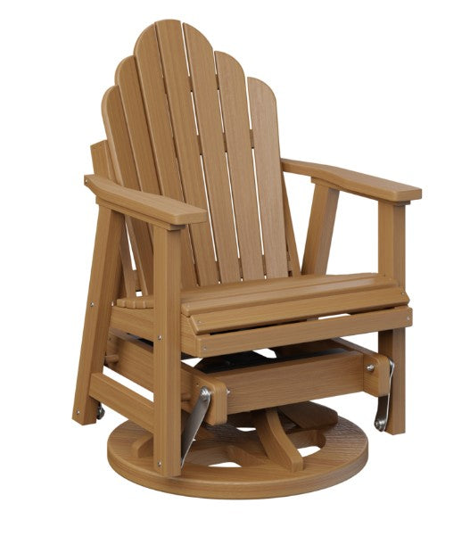 Berlin Gardens Cozi-Back Swivel Glider with Allochrome Brackets