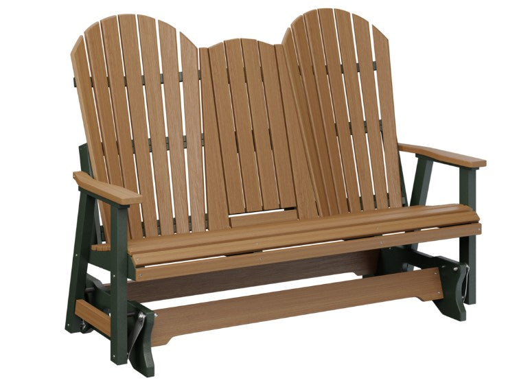 Berlin Gardens Comfo-Back Three Seat Glider w/Console Allochrome Brackets