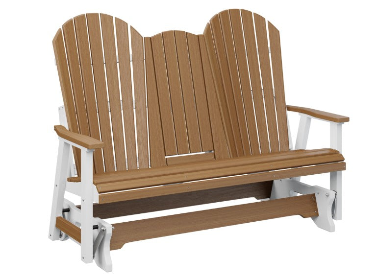 Berlin Gardens Comfo-Back Three Seat Glider w/Console Allochrome Brackets