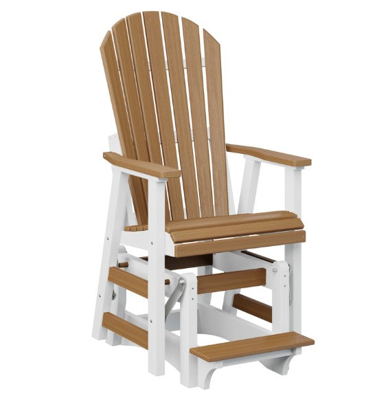 Berlin Gardens Comfo-Back Single Counter Glider with Allochrome Brackets