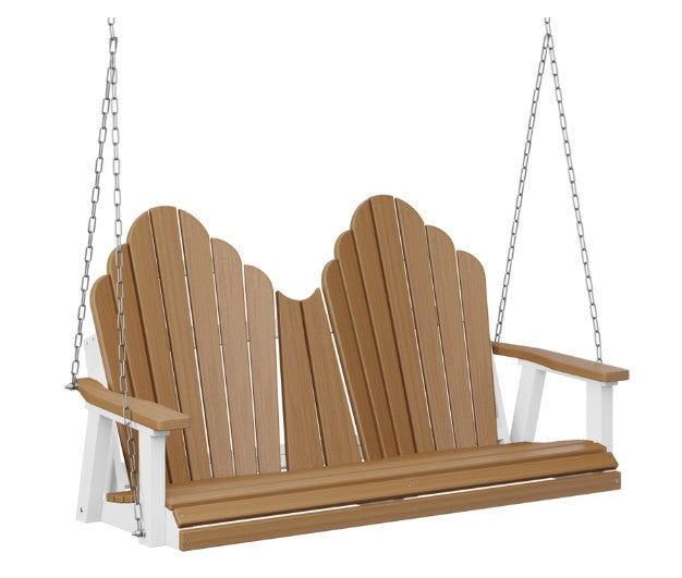 Berlin Gardens Cozi-Back Double Swing (Zinc Chains)