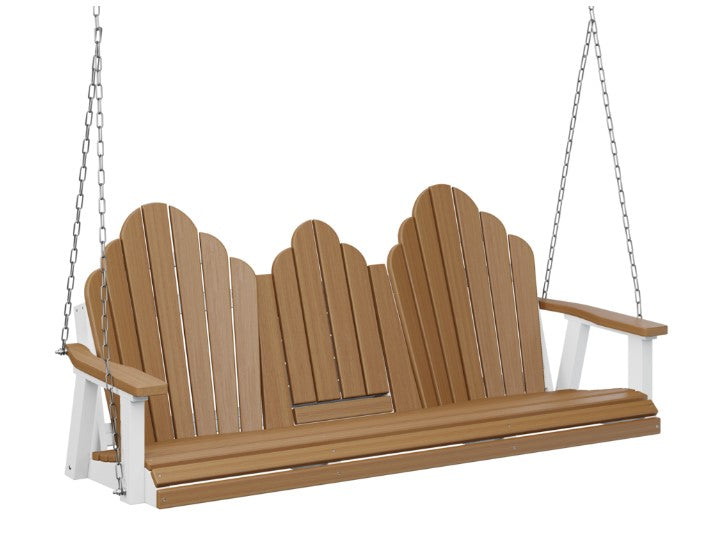 Berlin Gardens Cozi-Back Three Seat Swing w/Console (Zinc Chains)