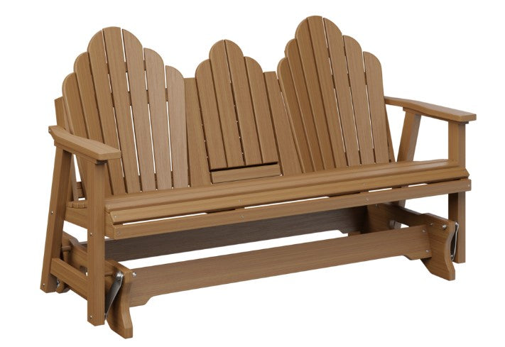 Berlin Gardens Cozi-Back Three Seat Glider w/Console Allochrome Brackets