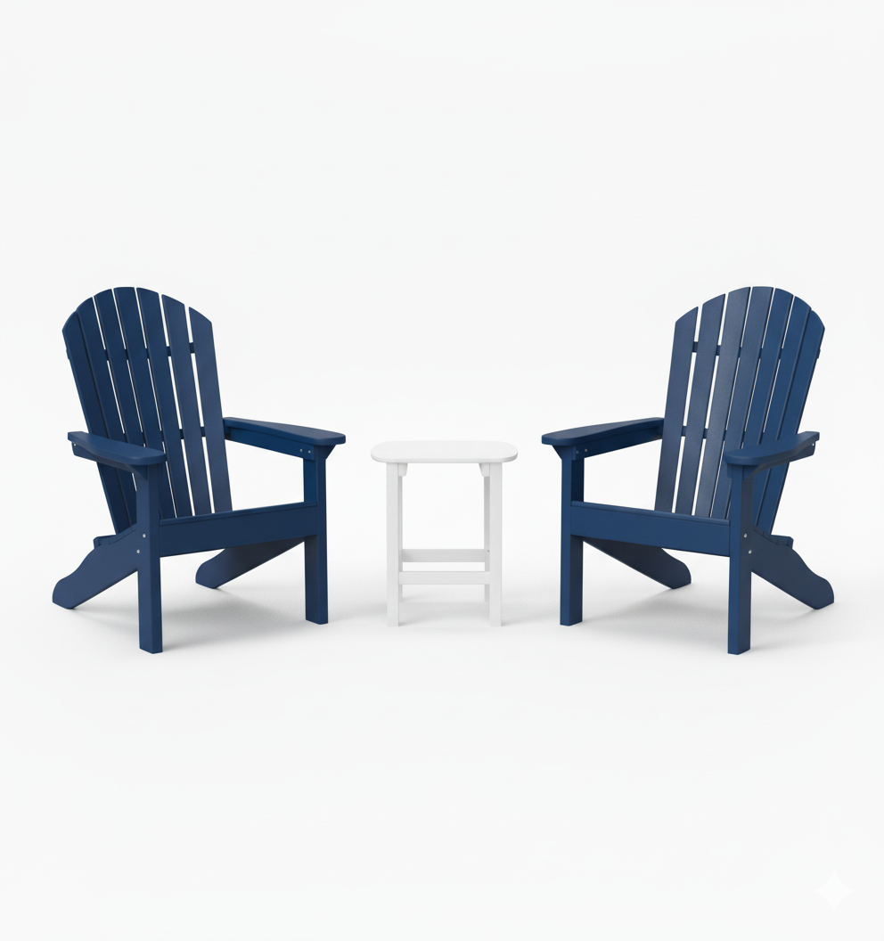 FREE Side Table With Purchase Of Berlin Gardens 2 Piece Adirondack Chair Set