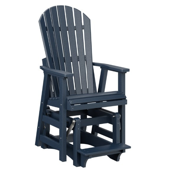 Berlin Gardens Comfo-Back Single Counter Glider with Allochrome Brackets